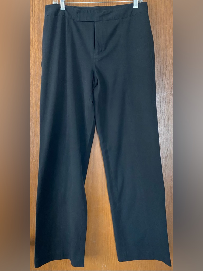 Nine West Kaley Classic Black Stretch Straight Leg Trousers